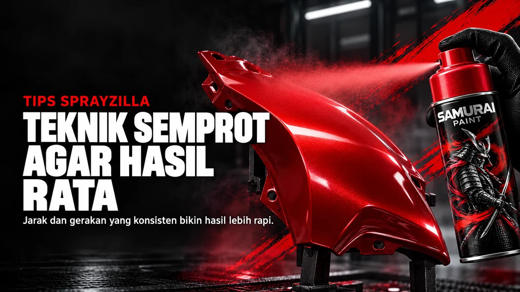 Teknik Semprot agar Hasil Rata