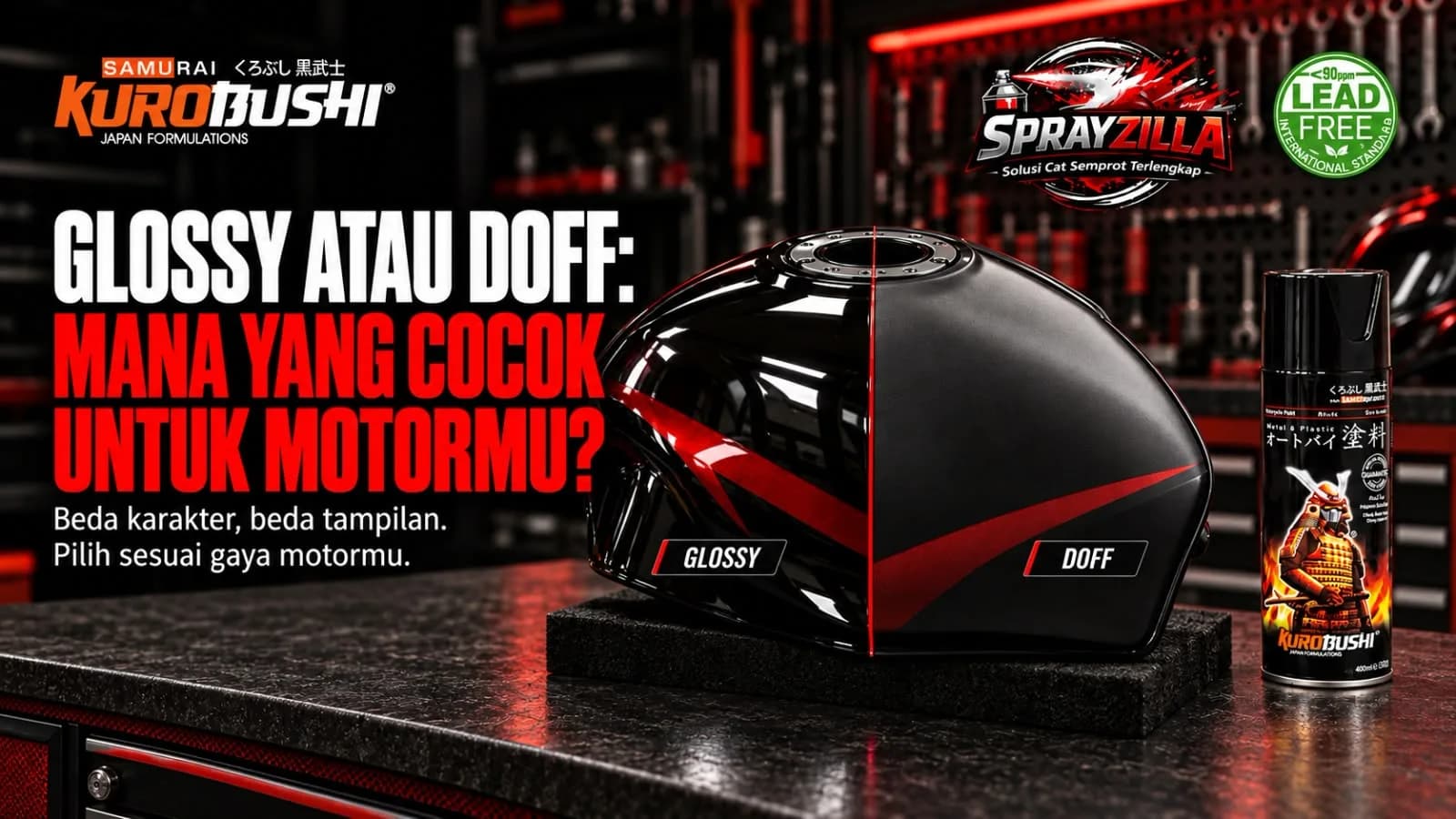 Glossy atau Doff? Kenali Bedanya