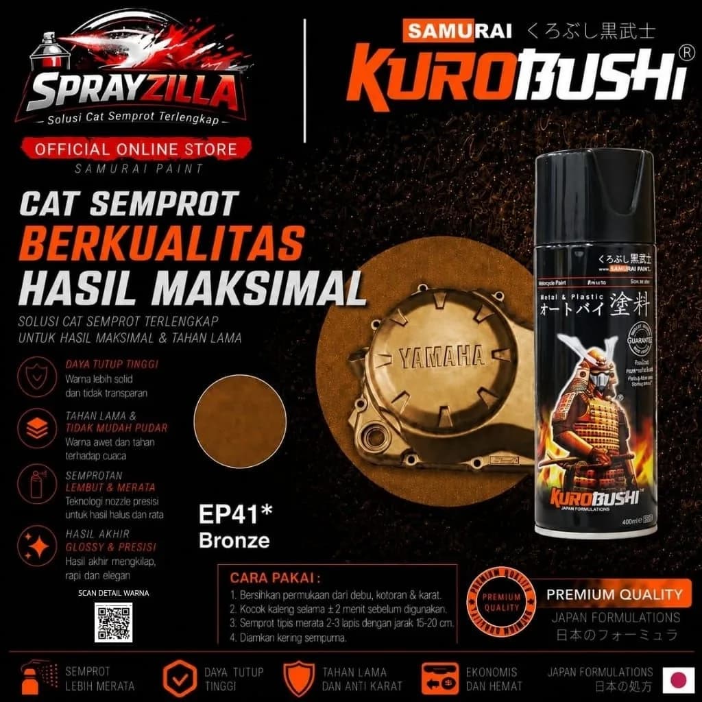 Samuraipaint Engine Part Bronze EP41*